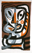 Brown and Orange Tiki