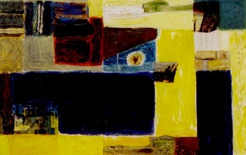 Composition in Blue and Yellow