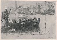 Port and Shipping Scene