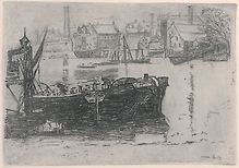 Port and Shipping Scene