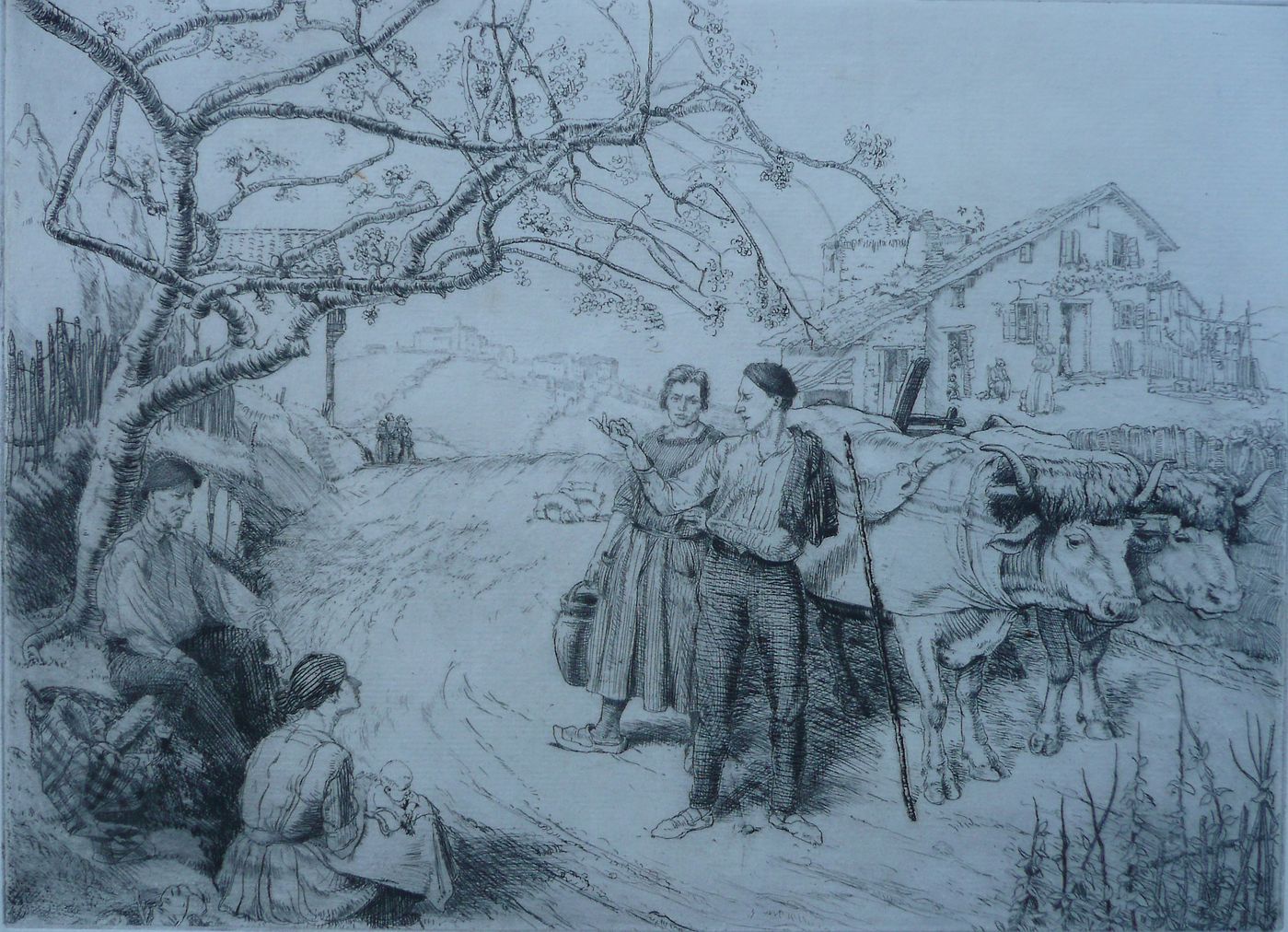 Peasants with Oxen